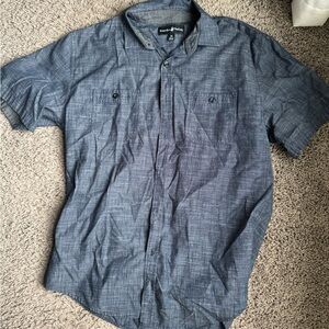 Beverly Hills Polo Club Blue Casual Button Down Shirt